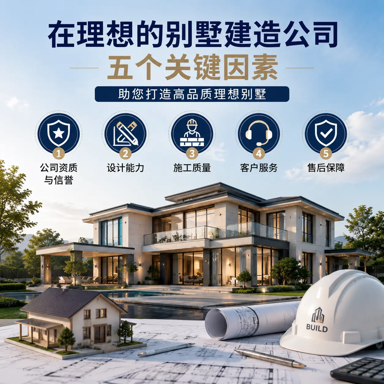在 织金 找到理想别墅建造公司的五个关键因素