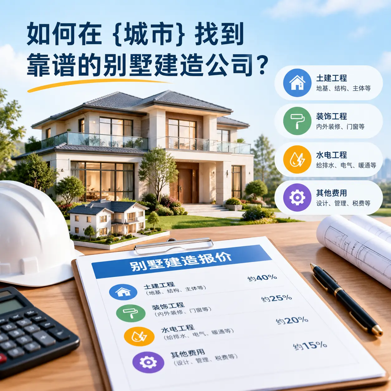 如何在 织金 找到靠谱的别墅建造公司?