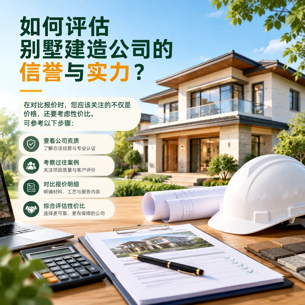 如何评估 织金 别墅建造公司的信誉与实力？