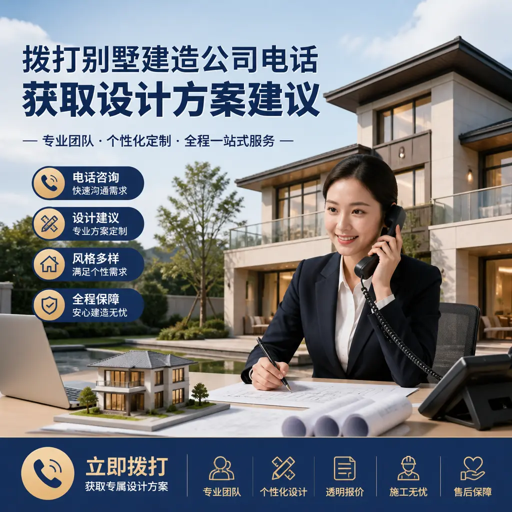 拨打织金别墅建造公司电话,获取设计方案建议