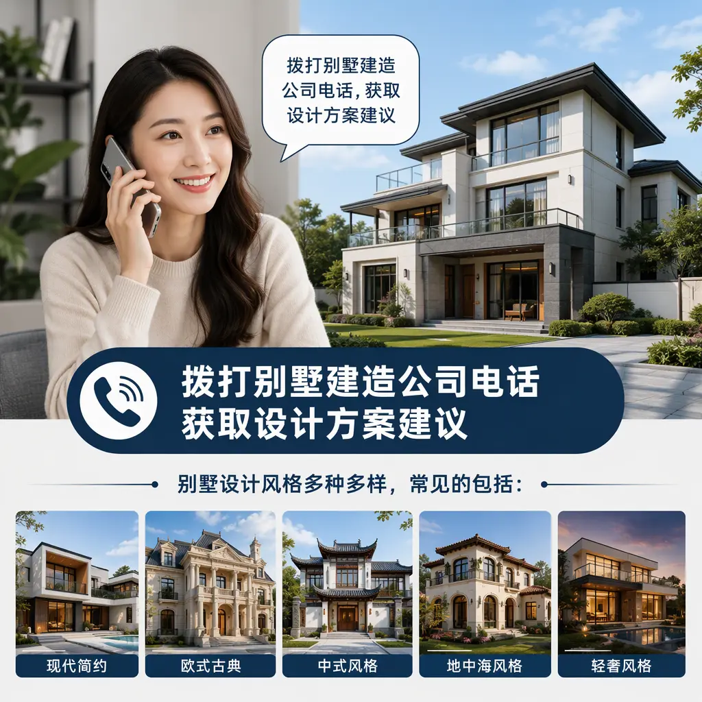 拨打织金别墅建造公司电话,获取设计方案建议