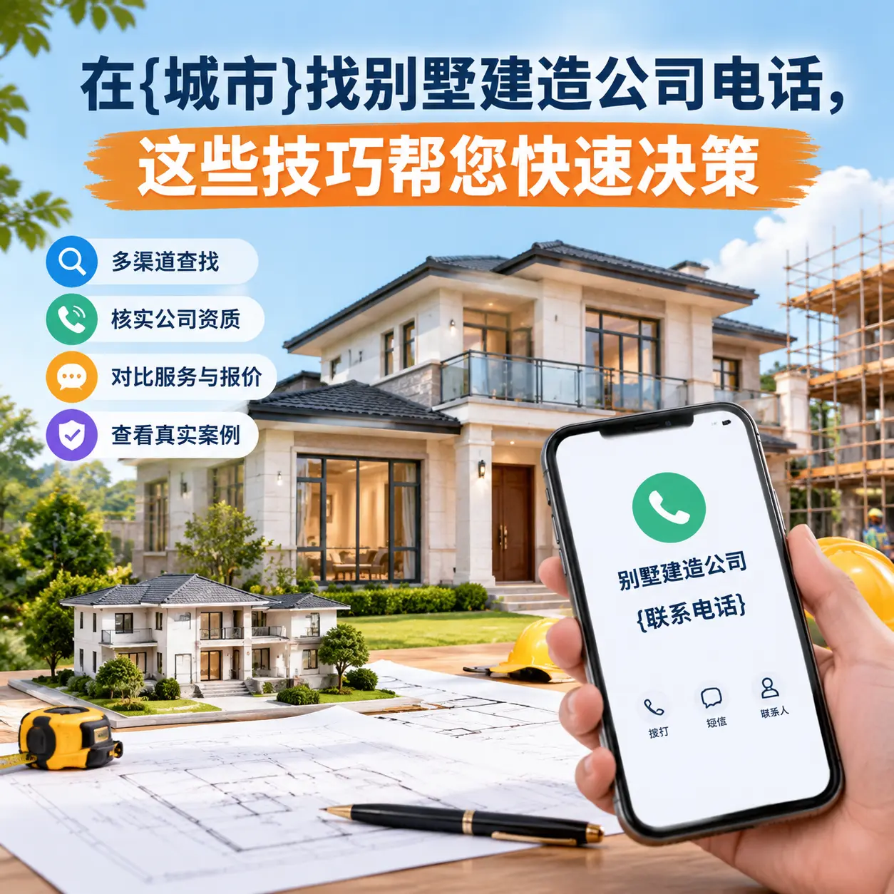 在织金找别墅建造公司电话,这些技巧帮您快速决策