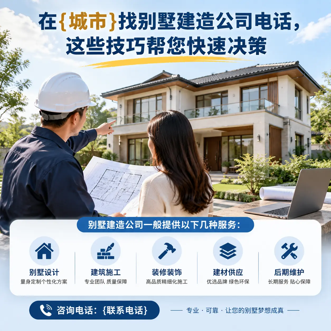 在织金找别墅建造公司电话,这些技巧帮您快速决策