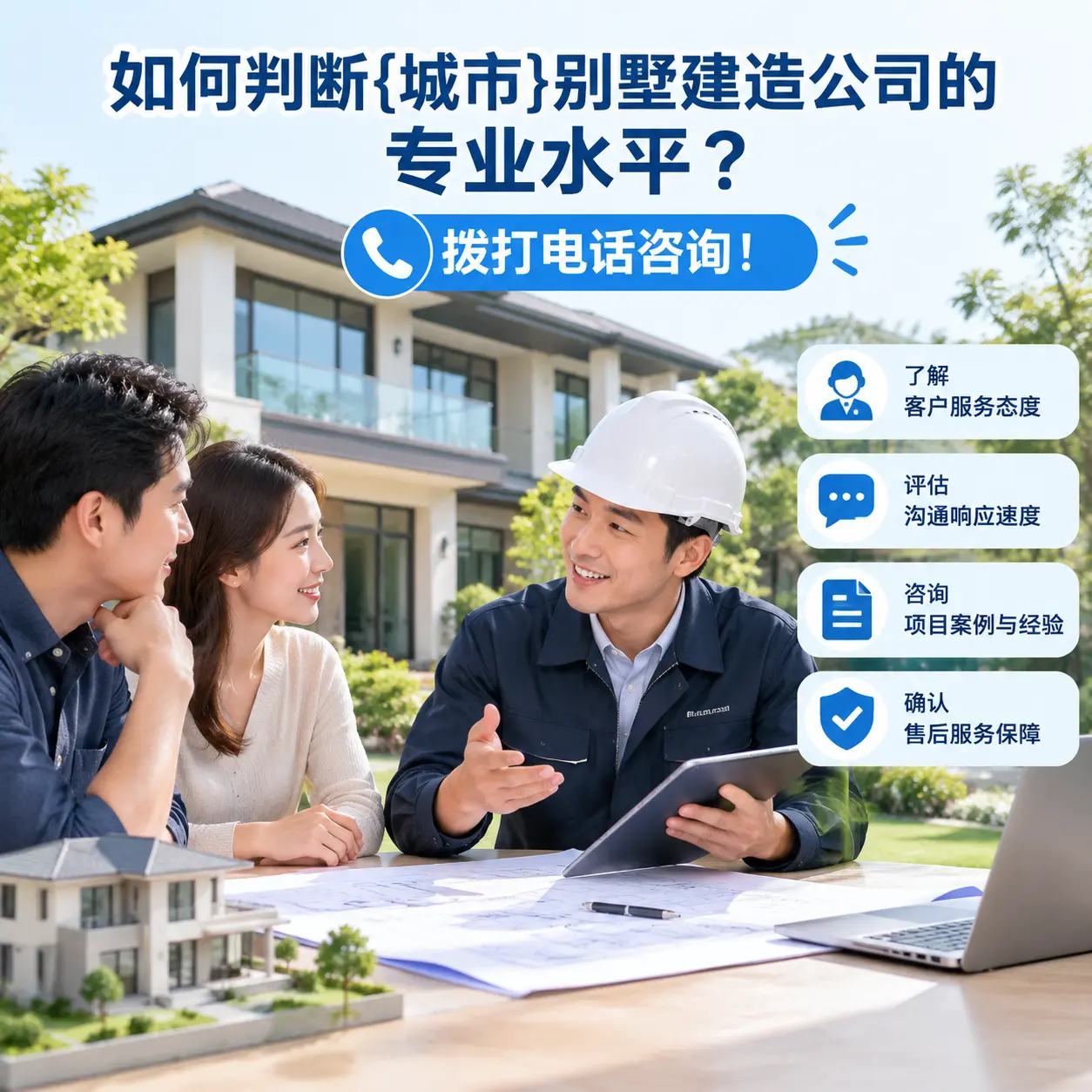 如何判断织金别墅建造公司的专业水平？拨打电话咨询！
